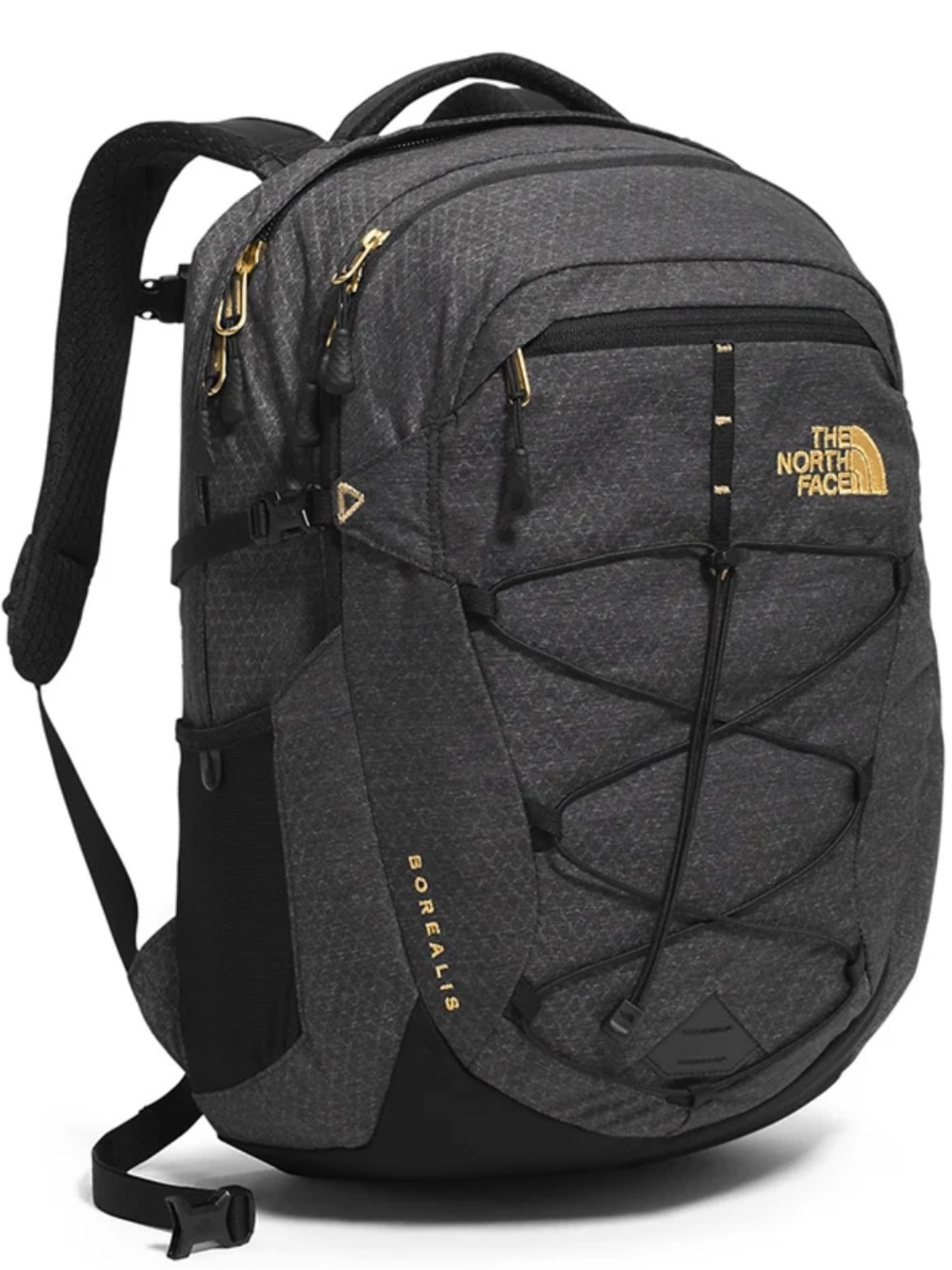 Like New! The North Face Women’s Borealis Backpack in Charcoal/Black with Gold